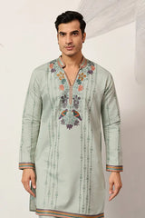 Pista V Neck Kurta Pant Set