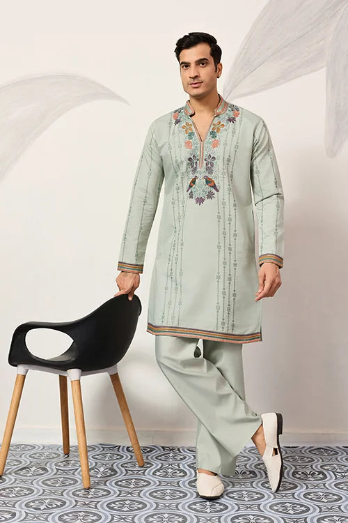 Pista Kurta Pant Set for Mens