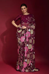 Premium Saree with Embroidery