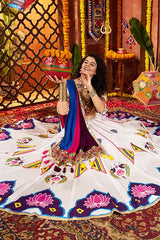 White Chaniya Choli for Navratri