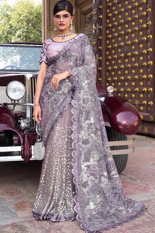 Designer Net saree