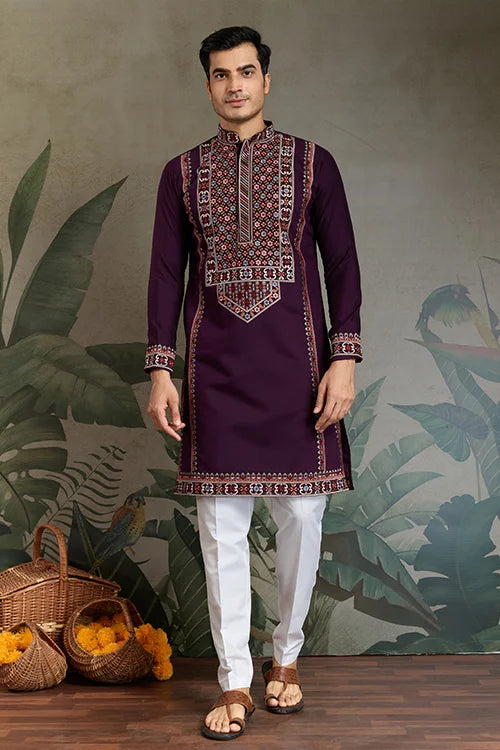 Silk Outfit Kurta for Men