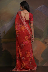 Embroidery saree
