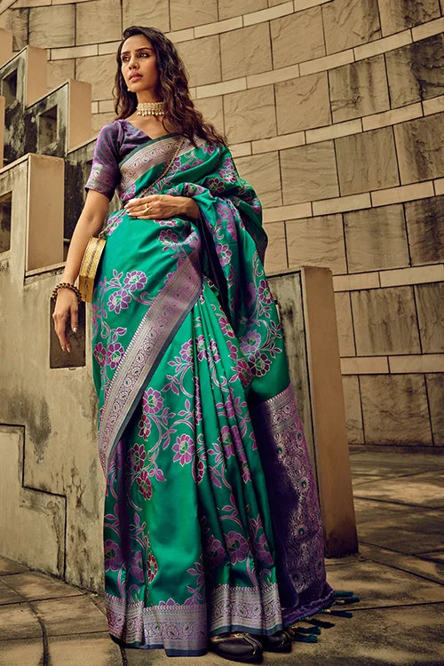 Brasso Handwoven Silk Saree