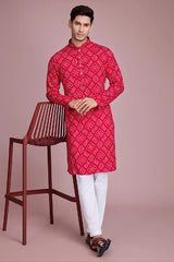 Bright color kurta for men's 