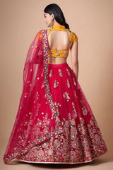 Women's navy blue lehenga choli