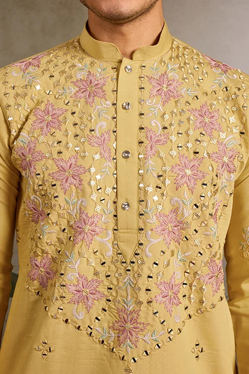 Haldi Special Mens Kurta Set