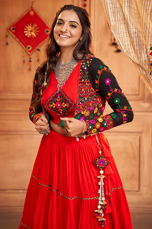 Red 2025 chaniya choli