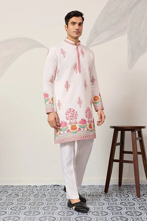 Royal White Kurta Mens wear