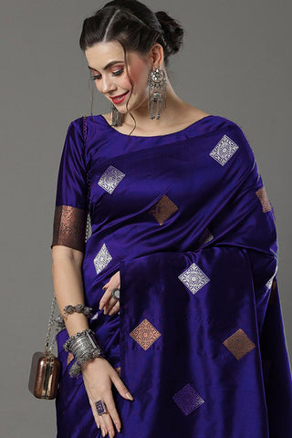 Banarasi Soft Silk Threads Woven Soft Silk Sarees Collection