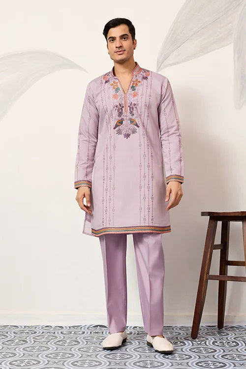 V Neck Kurta Pant for Men