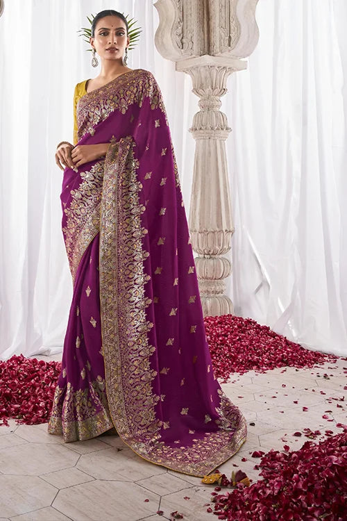 Wedding Women Collection For Designer Saree With Fancy Blouse At Shubhkala Fashion