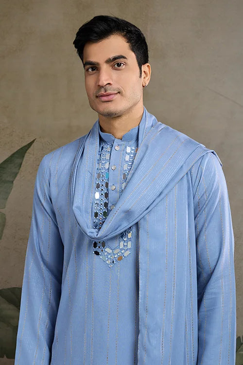 Real Mirror Work Kurta