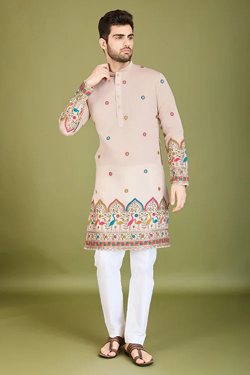 Designer Viscose Silk Kurta