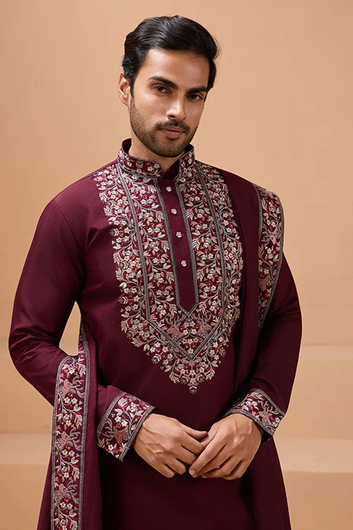 Kurta and Dupatta for Men's Wear