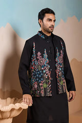 Magic Black Kurta Set