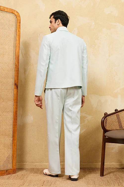 Sky Color Bomber Suit