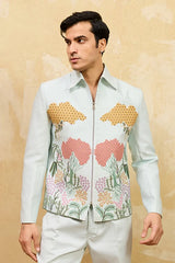 Men’s Velvet Jacket Combo