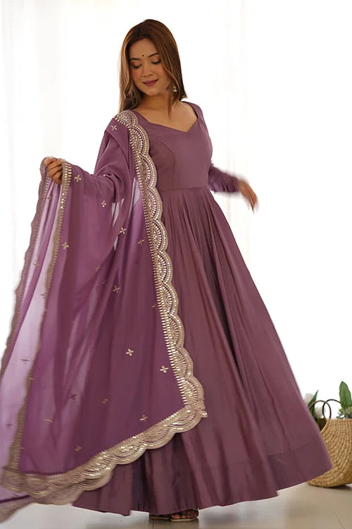 Full Flair Anarkali Dress