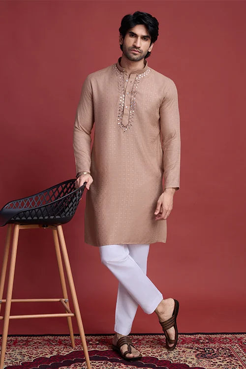 Stylish Grey Kurta for Men