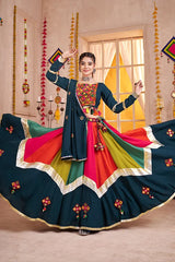 Multi Color Navratri Chaniya Choli