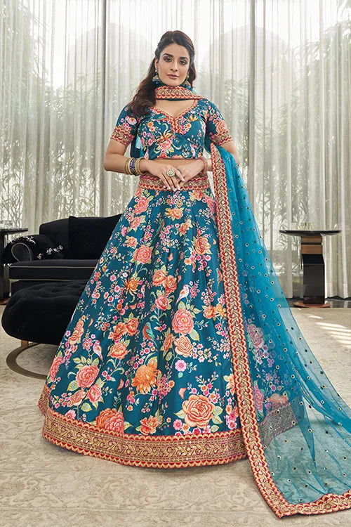 net lehenga choli