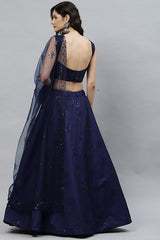 Navy Lehenga Choli Collection