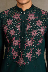 Mirror Embroidered Kurta Set