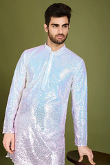 Men's Pink Ombre Kurta