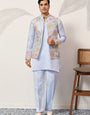 Luxury Carnival Function Special Mens Wear Koti Kurta Set