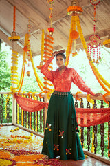 Navratri Crop-Top Skirt