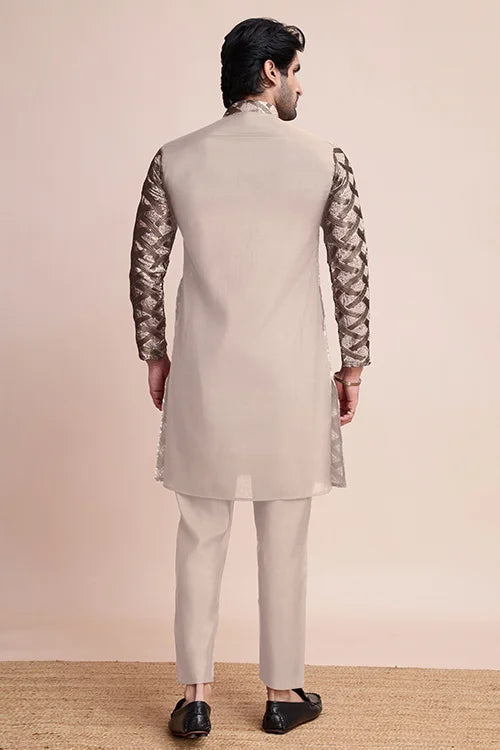 Traditional beige kurta