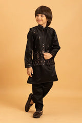 Black Mirror Work Koti Kurta
