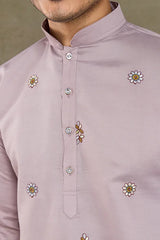 Traditional Dusty Pink Kurta for Men