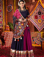 Traditional Mirror Work Chaniya Choli for Navratri Night