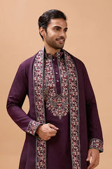 Ethnic Purple Kurta for Men