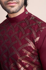 Sequence Work Men's Kurta