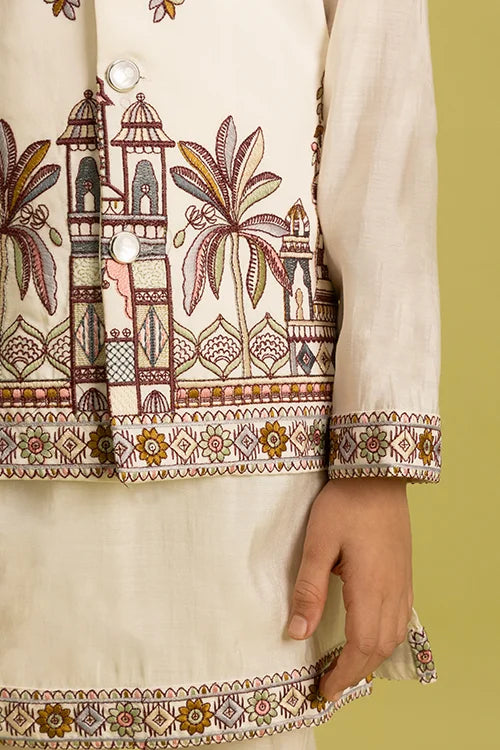 White Kurta Pajama for Boys