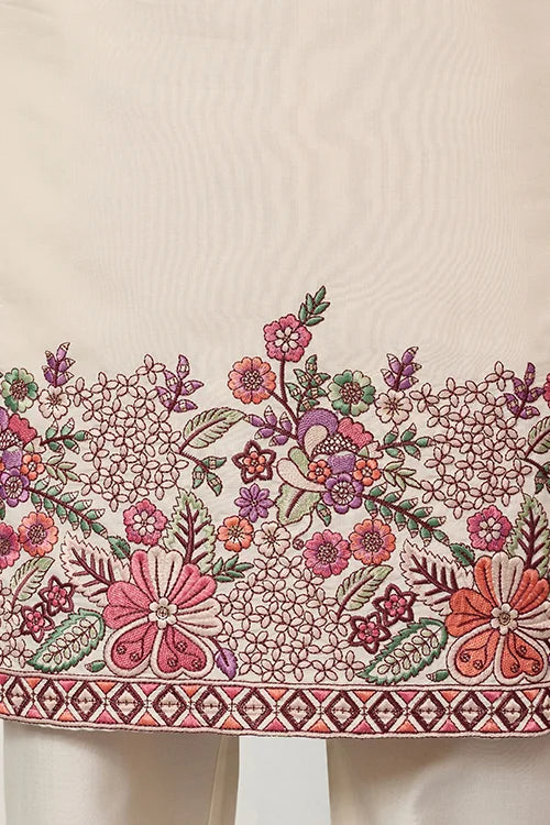 Mens White Kurta Pajama Set