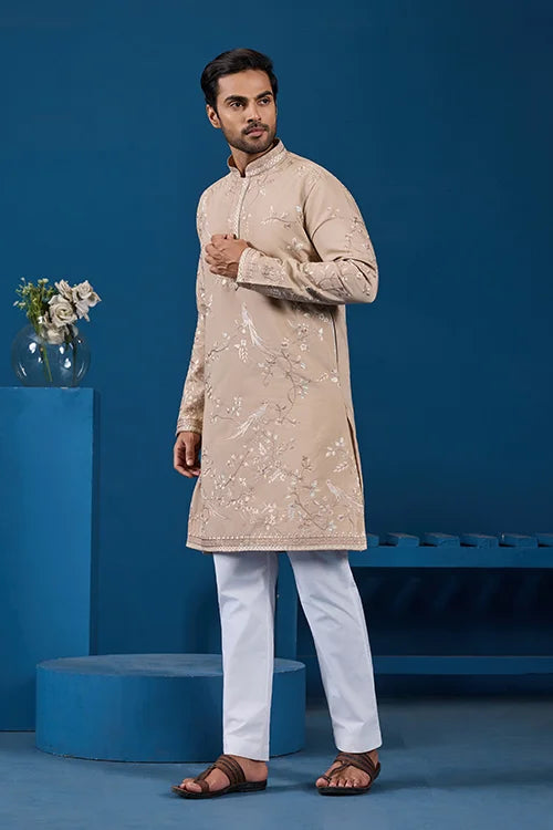 Viscose Silk Kurta for Men