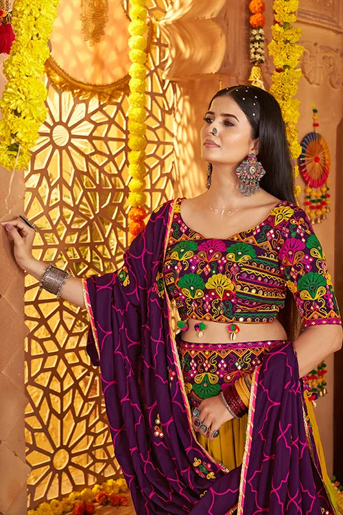 Vibrant Chaniya Choli for Garba Night