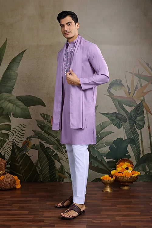 Jari Work Kurta for Men