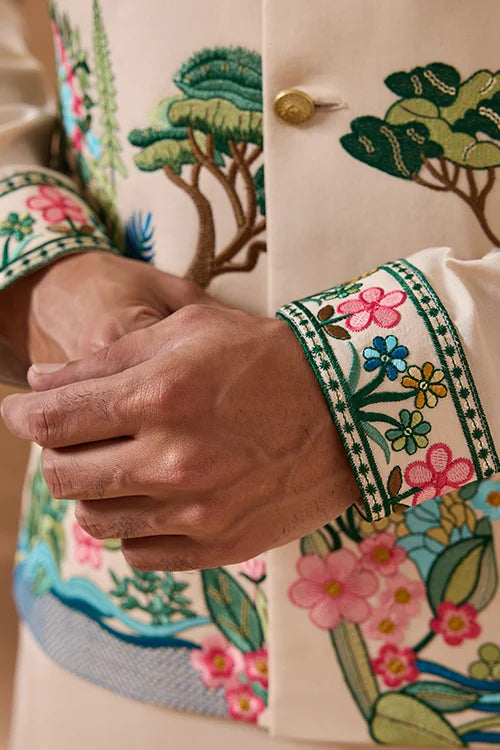 Viscose Silk Koti Kurta Set