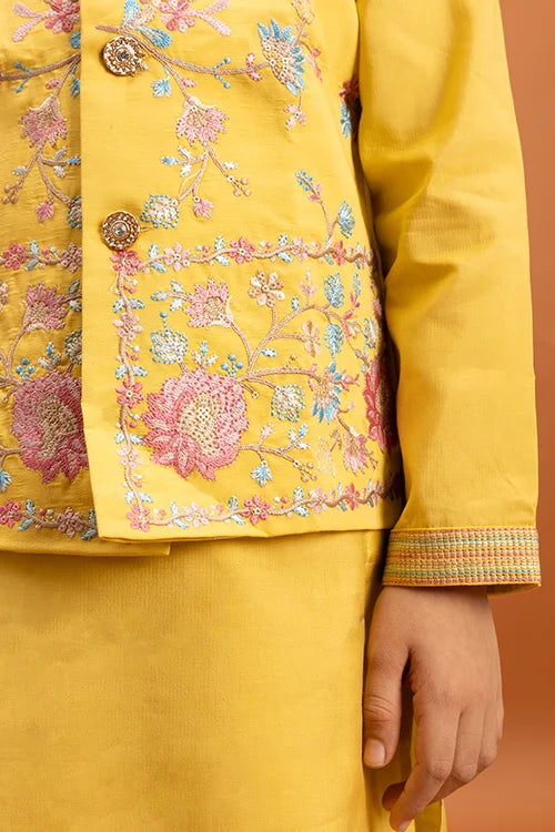 Kids Haldi Wear with Koti