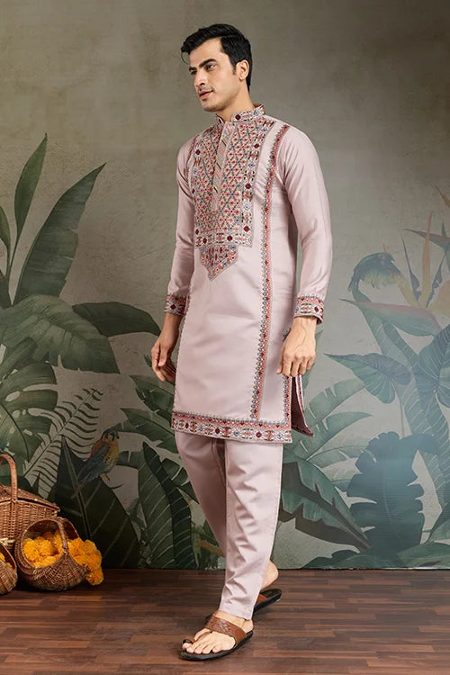 Embroidered Kurta Pajama