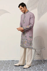 Designer Purple Kurta Pajama
