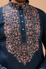 Embroidered Kurta with Dupatta