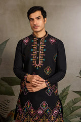 Luxurious Black Kurta