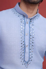 Sky-Blue-Viscose-Kurta-Top-for-Men