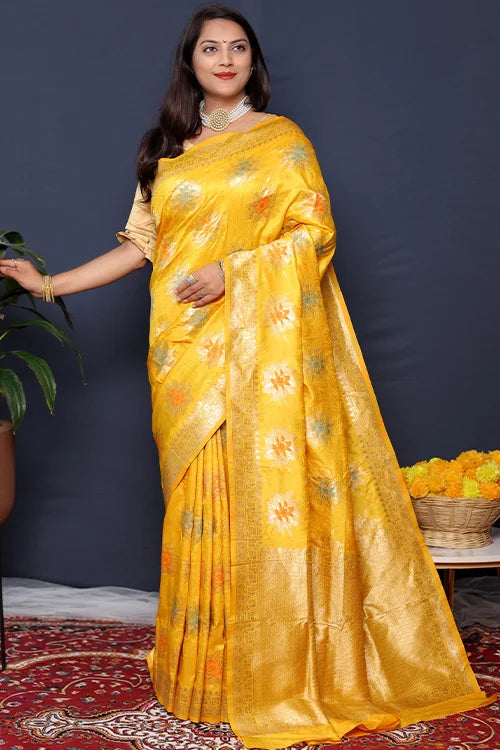 stunning wedding saree